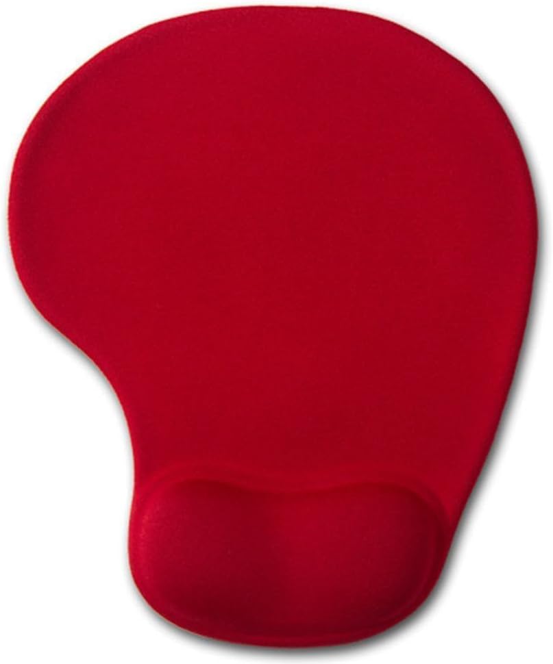 Office Mousepad with Gel Wrist Support - Ergonomic Gaming Desktop Mouse Pad Wrist Rest - Design Gamepad Mat Rubber Base for Laptop Computer -Silicone Non-Slip Special-Textured Surface (01Pink)