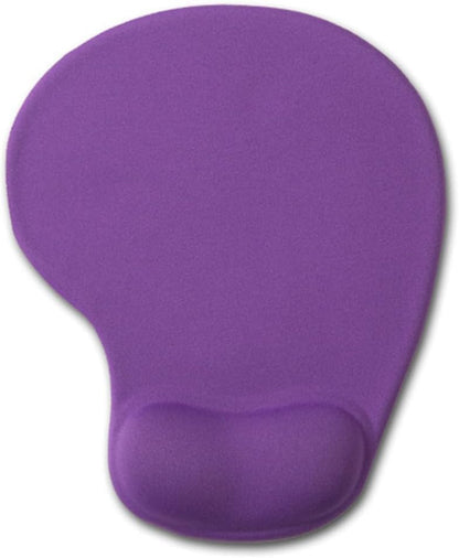 Office Mousepad with Gel Wrist Support - Ergonomic Gaming Desktop Mouse Pad Wrist Rest - Design Gamepad Mat Rubber Base for Laptop Computer -Silicone Non-Slip Special-Textured Surface (01Pink)