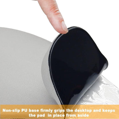 Office Mousepad with Gel Wrist Support - Ergonomic Gaming Desktop Mouse Pad Wrist Rest - Design Gamepad Mat Rubber Base for Laptop Computer -Silicone Non-Slip Special-Textured Surface (01Pink)
