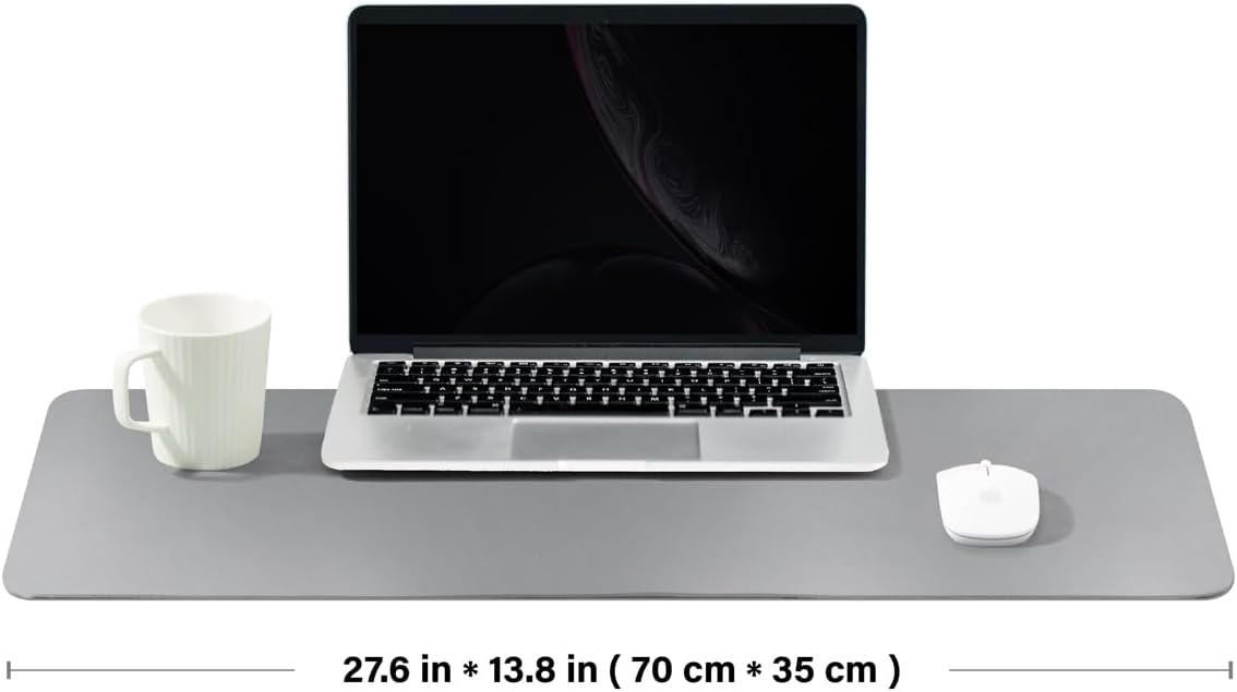Large Cork Desk Mat - 47.2"x 17" Desk Pad for Office and Home - Ideal for Large Mouse Pad and Desk Mats on Top of Desks(Dark Green)