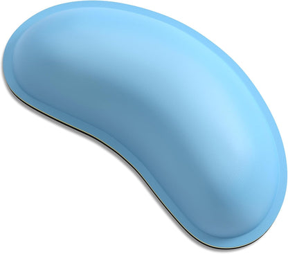Mouse Wrist Rest, Ergonomic Memory Foam Mouse Wrist for Computer Desk Mats Support, PU Leather Hand Rest Pad Cushion for Gaming, Laptop, Men, Women, Pain Relief & Easy Typing, Black