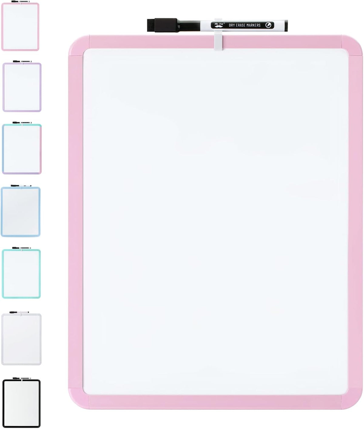 Dry Erase Board, 14” x 11”, White Frame