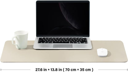 Large Cork Desk Mat - 47.2"x 17" Desk Pad for Office and Home - Ideal for Large Mouse Pad and Desk Mats on Top of Desks(Dark Green)