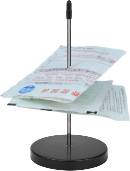 1 Pcs Ticket Spike, Receipt Spike Holder, Metal Bill Memo Holder for Restaurant, Kitchen, Office, Hotel (1)