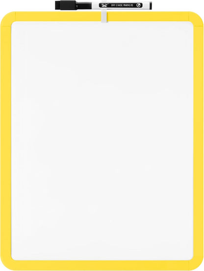 Dry Erase Board, 14” x 11”, White Frame