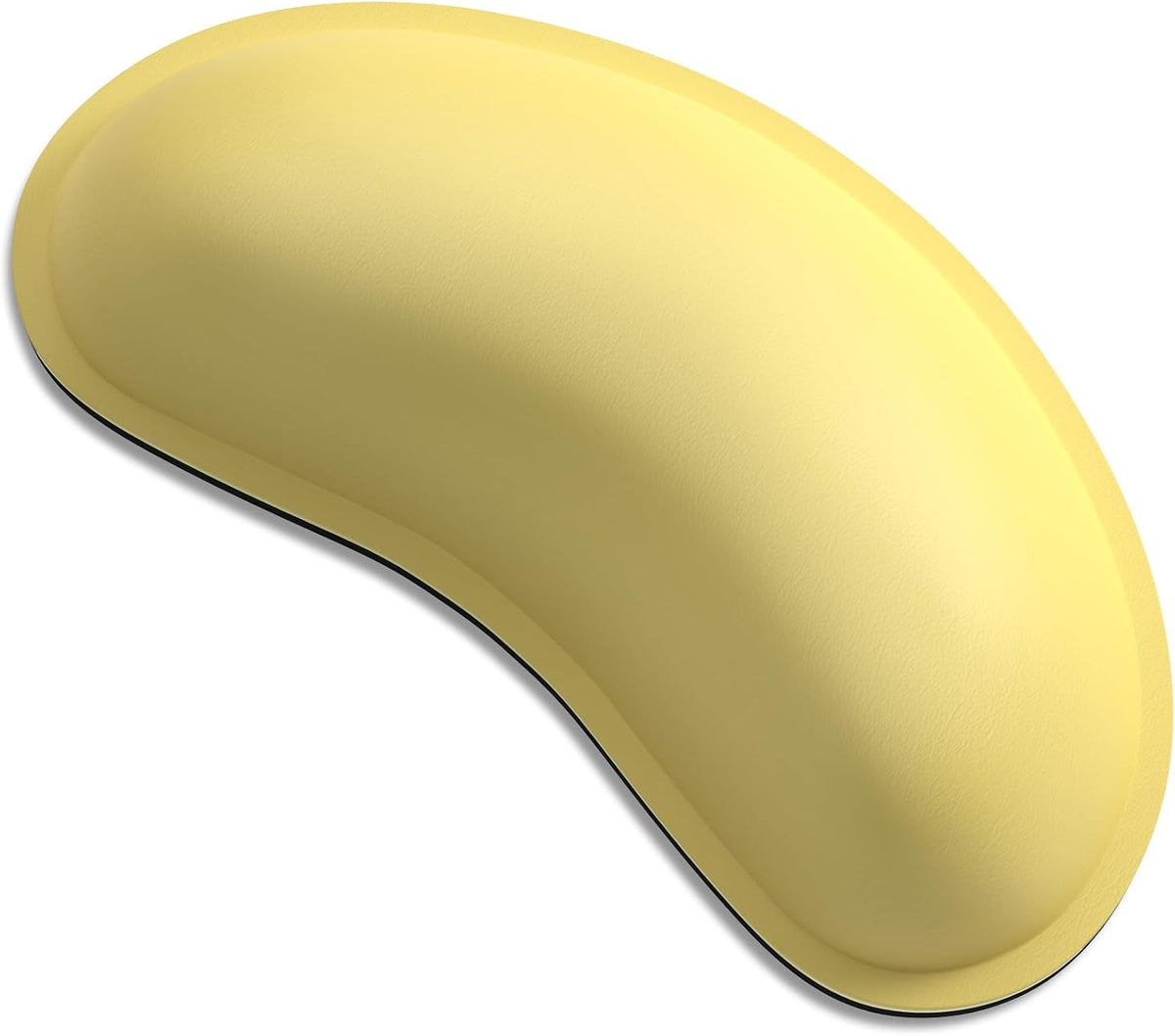 Mouse Wrist Rest, Ergonomic Memory Foam Mouse Wrist for Computer Desk Mats Support, PU Leather Hand Rest Pad Cushion for Gaming, Laptop, Men, Women, Pain Relief & Easy Typing, Black