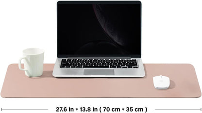 Large Cork Desk Mat - 47.2"x 17" Desk Pad for Office and Home - Ideal for Large Mouse Pad and Desk Mats on Top of Desks(Dark Green)