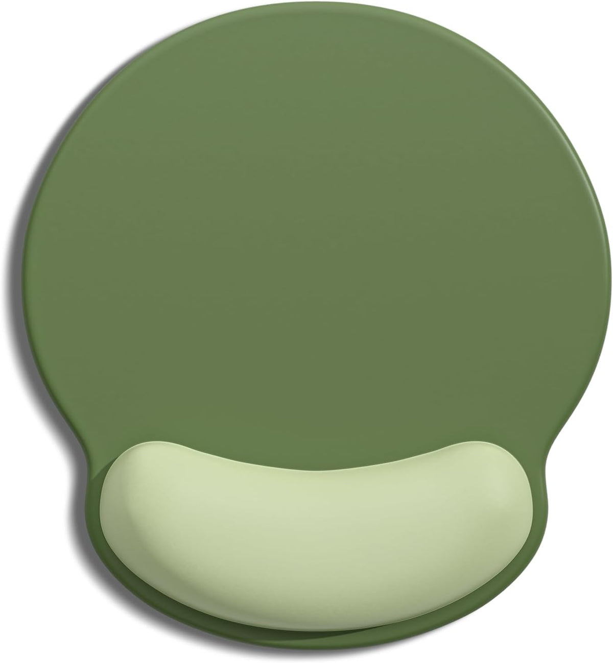 Ergonomic Mouse Pad with Wrist Rest, Comfortable Silicone Non-Slip Computer Pain Relief Gel Mouse Mat with Wrist Support for Gaming, Work, Office, Women & Men, Cute Pattern, Beige