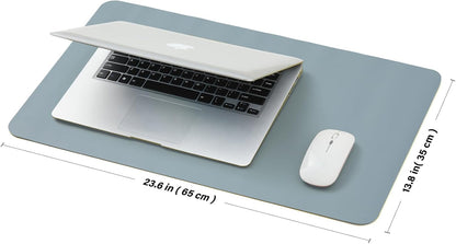 Large Cork Desk Mat - 47.2"x 17" Desk Pad for Office and Home - Ideal for Large Mouse Pad and Desk Mats on Top of Desks(Dark Green)