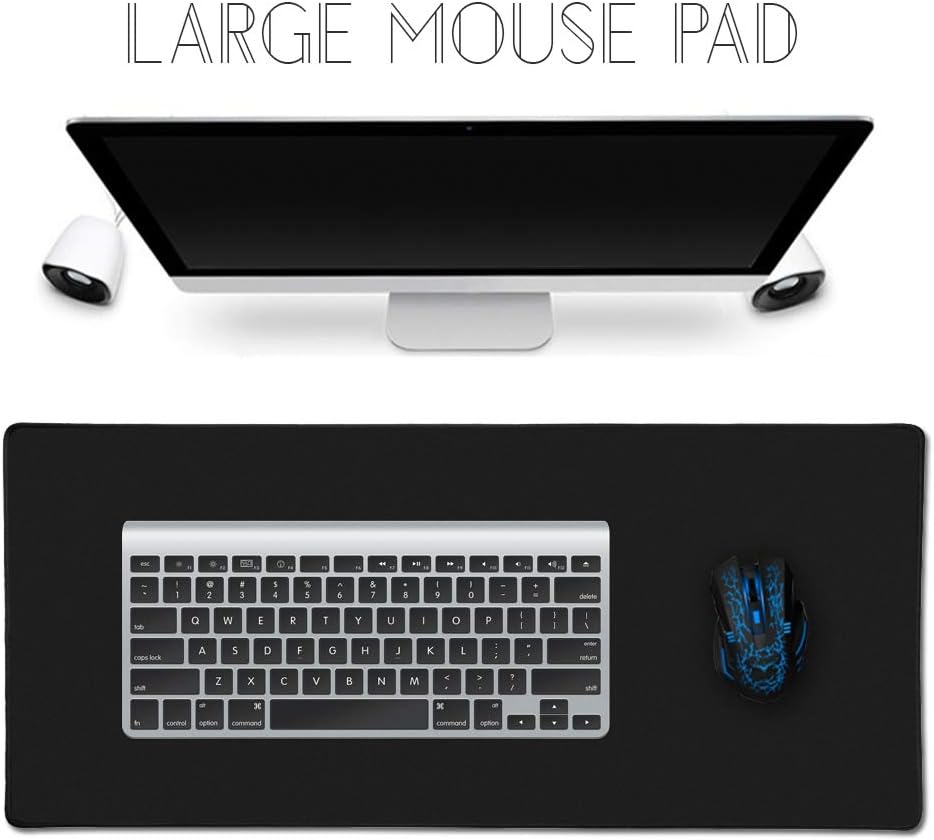 XXL Professional Large Mouse Pad & Computer Game Mouse Mat (35.4x15.7x0.1IN, Map) (90 * 40 Map)