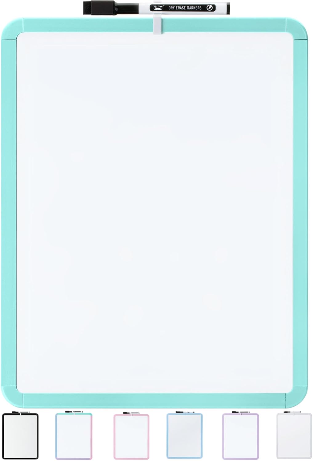 Dry Erase Board, 14” x 11”, White Frame