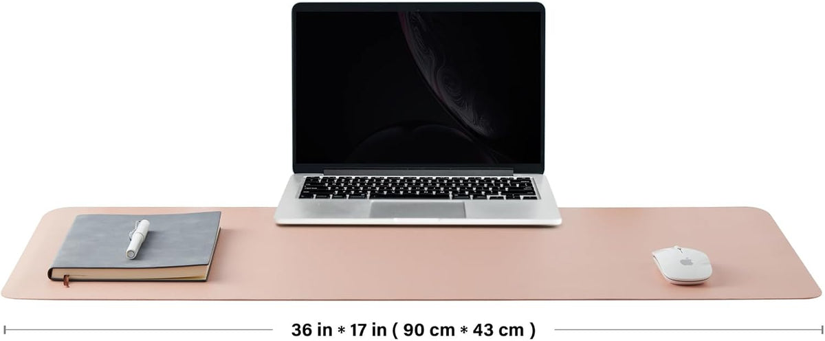 Large Cork Desk Mat - 47.2"x 17" Desk Pad for Office and Home - Ideal for Large Mouse Pad and Desk Mats on Top of Desks(Dark Green)