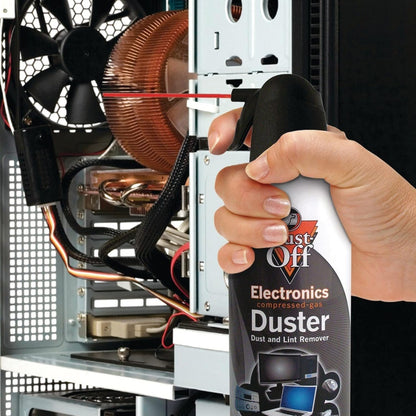 Compressed Gas Dusters, 10 Oz, Pack of 2