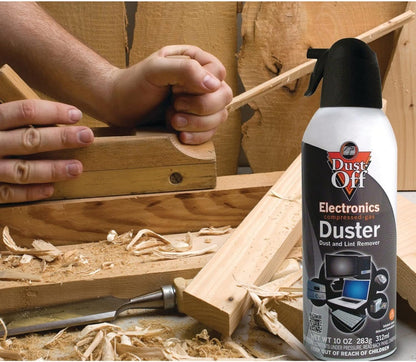 Compressed Gas Dusters, 10 Oz, Pack of 2