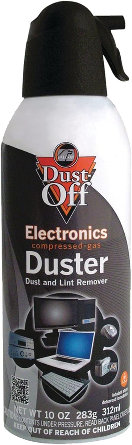 Compressed Gas Dusters, 10 Oz, Pack of 2