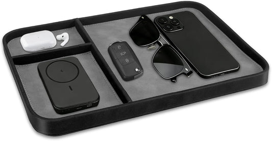 Valet Tray Trendy Organizer Multifunctional Nightstand Caddy Holder
