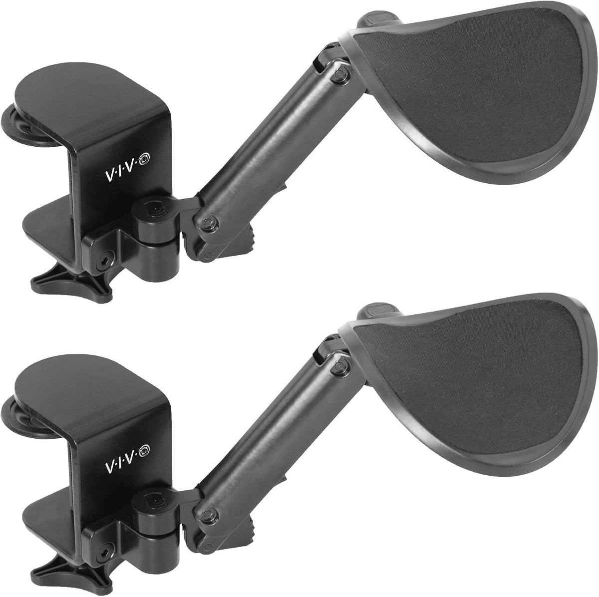 Black Clamp-on Adjustable Arm Rest, MOUNT-ARM01