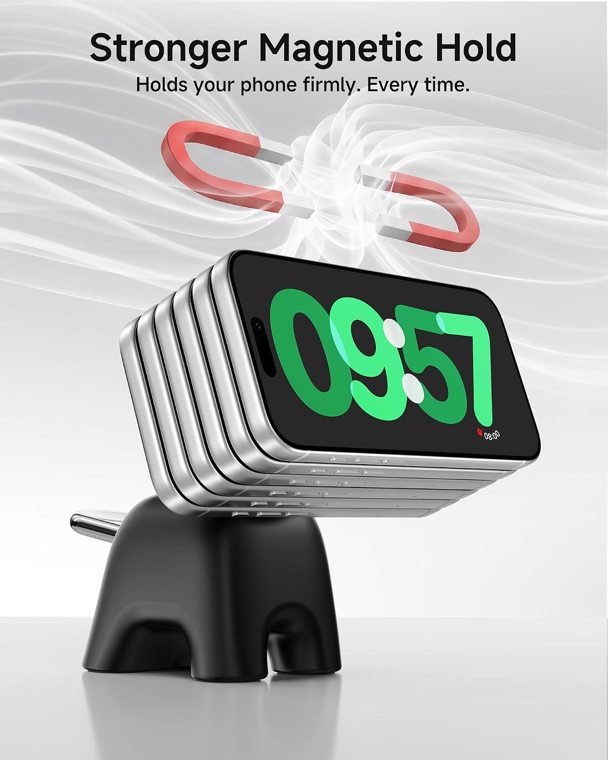 Magnetic Wireless Charging Station, Charger Stand for iPhone Apple Watch