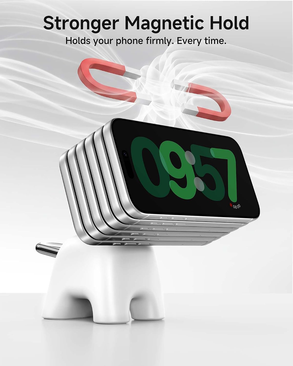 Magnetic Wireless Charging Station, Charger Stand for iPhone Apple Watch