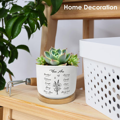 God Says You are Christian Plant Pots Succulent Planters
