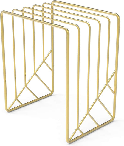 Mail Organizer, Metal Letter Sorter, Desk Organizer, Gold