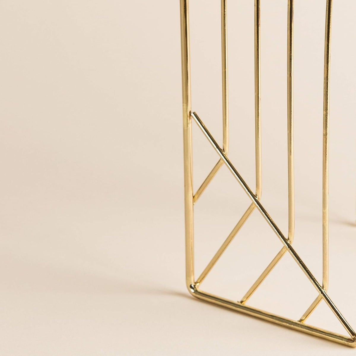 Mail Organizer, Metal Letter Sorter, Desk Organizer, Gold