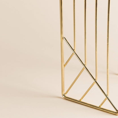 Mail Organizer, Metal Letter Sorter, Desk Organizer, Gold