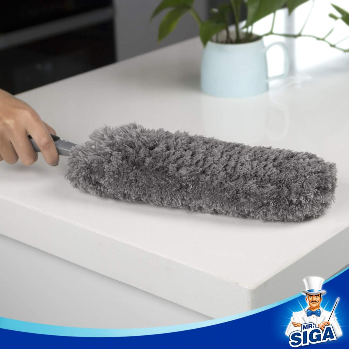 Lint Free Microfiber Duster, Washable Duster for Household Cleaning