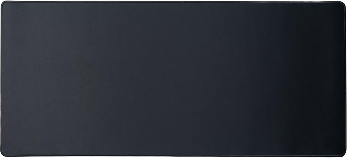 XL Gaming Mouse Pad Desk Mat, 35.4" × 15.7", Soft Micro-Weave Surface, Non-Slip Rubber Base, Anti-Fray Stitched Edges, Extended Large Mousepad for Gaming & Office – Black