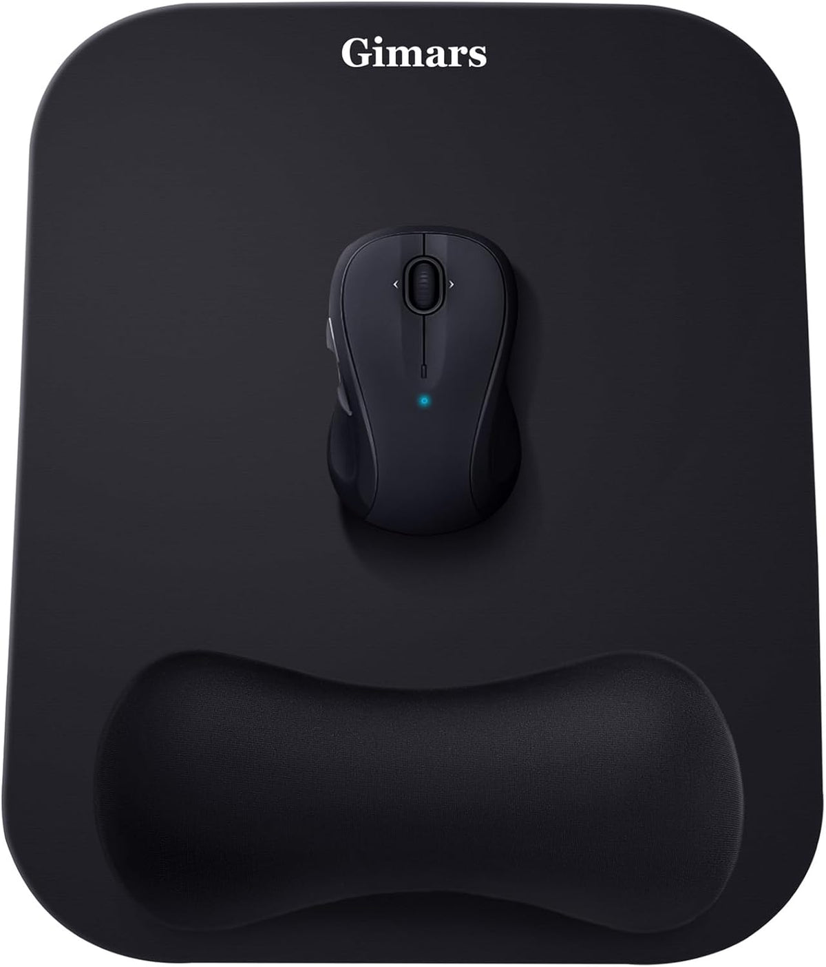 Large Smooth Superfine Fibre Memory Foam Ergonomic Mouse Pad Wrist Rest Support Mousepad with Nonslip Base for Laptop, Computer, Gaming&Office