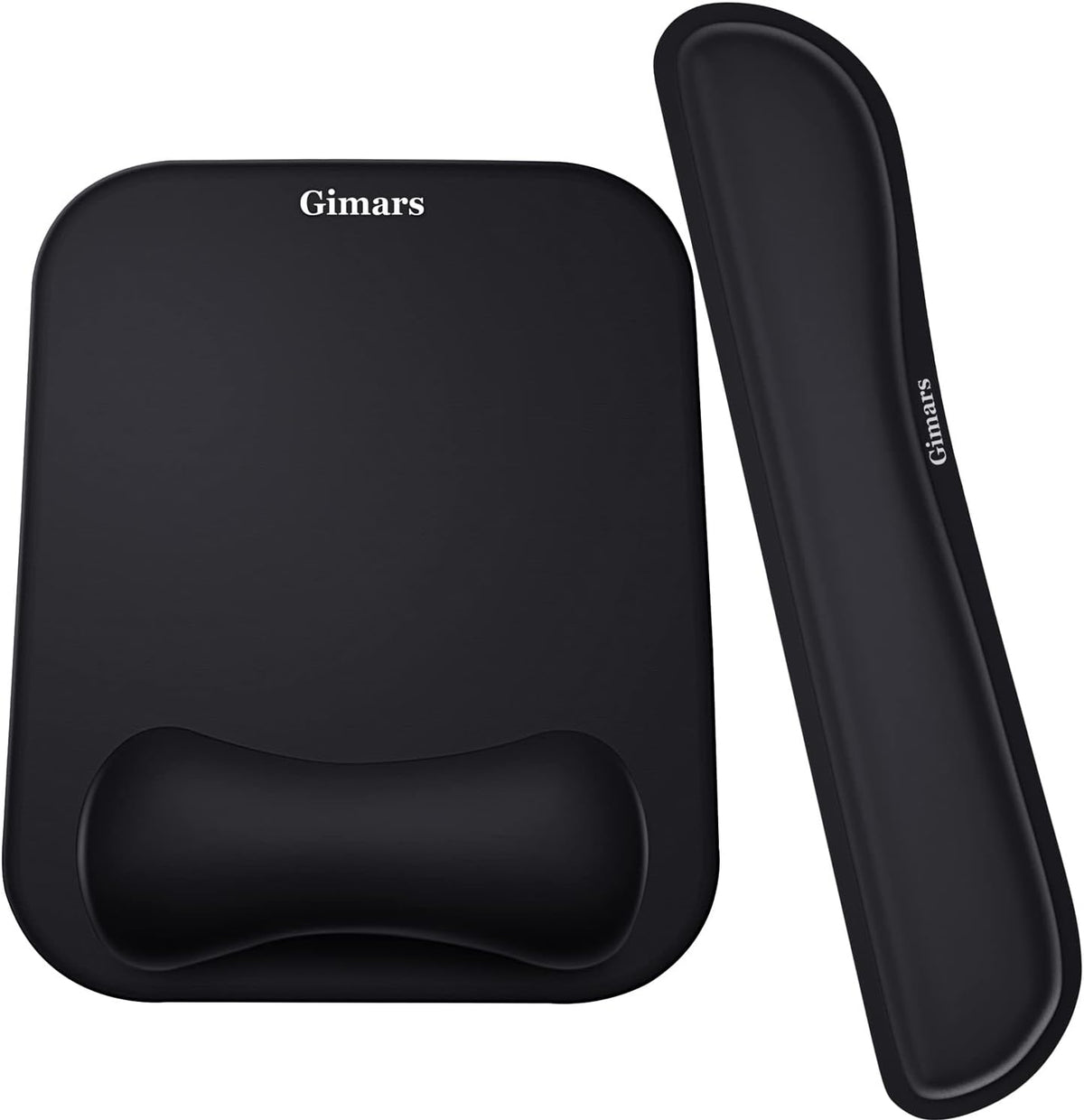 Large Smooth Superfine Fibre Memory Foam Ergonomic Mouse Pad Wrist Rest Support Mousepad with Nonslip Base for Laptop, Computer, Gaming&Office