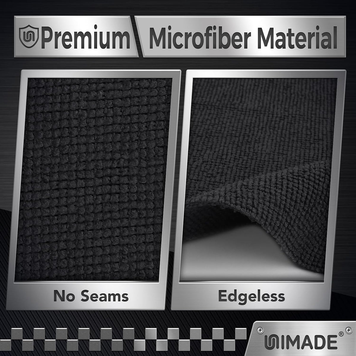 Microfiber Cleaning Cloth, 100PK Commercial Grade Work Rags