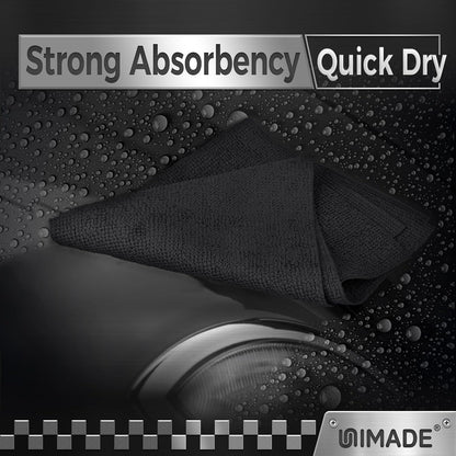 Microfiber Cleaning Cloth, 100PK Commercial Grade Work Rags