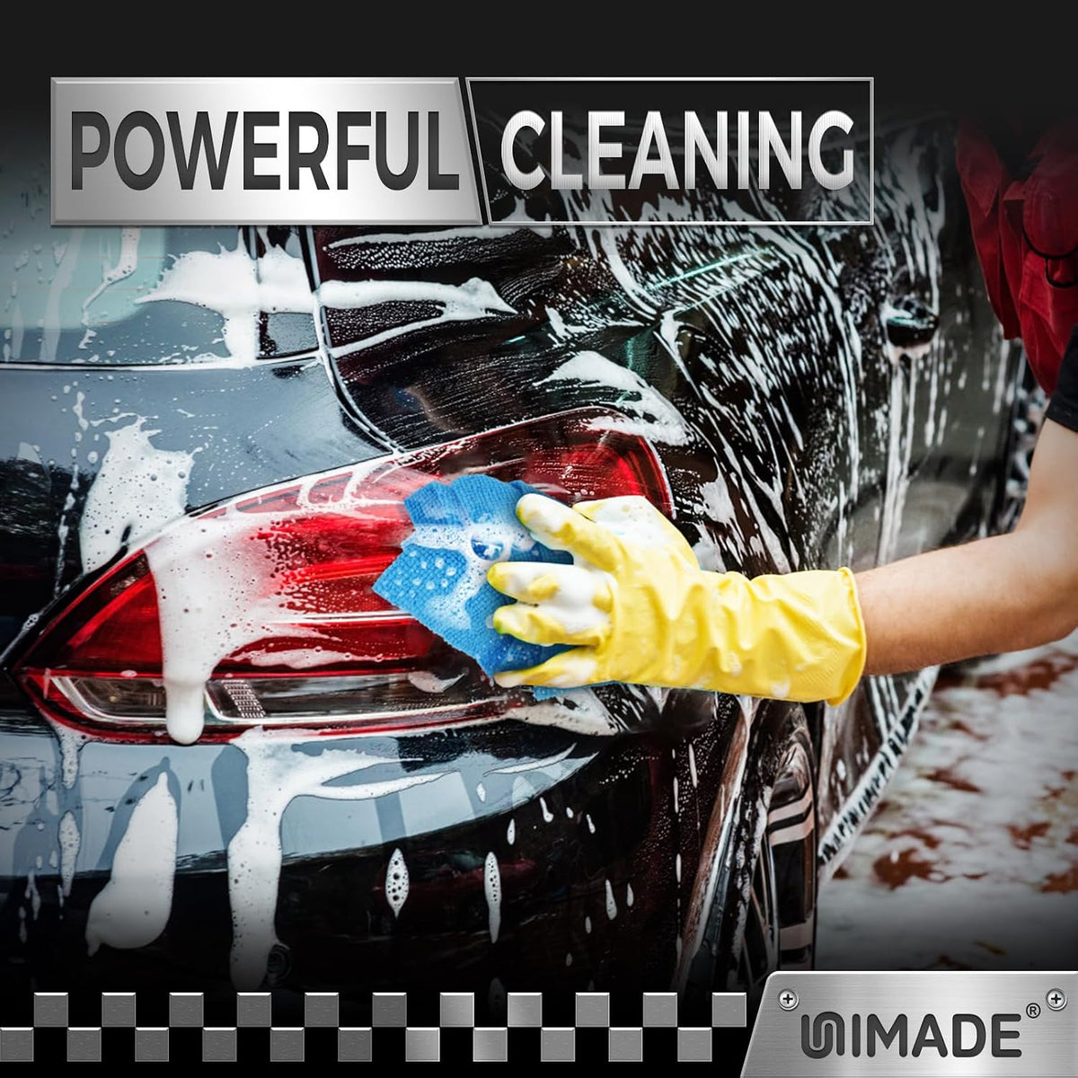 Microfiber Cleaning Cloth, 100PK Commercial Grade Work Rags