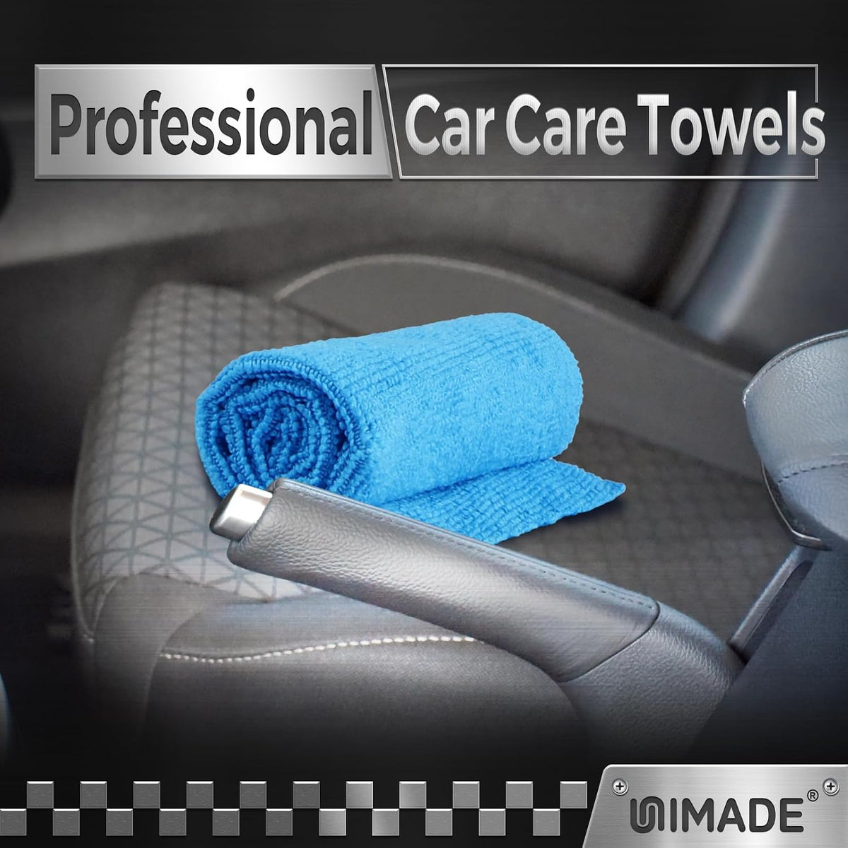 Microfiber Cleaning Cloth, 100PK Commercial Grade Work Rags