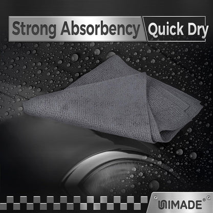 Microfiber Cleaning Cloth, 100PK Commercial Grade Work Rags