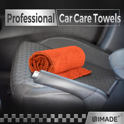Microfiber Cleaning Cloth, 100PK Commercial Grade Work Rags