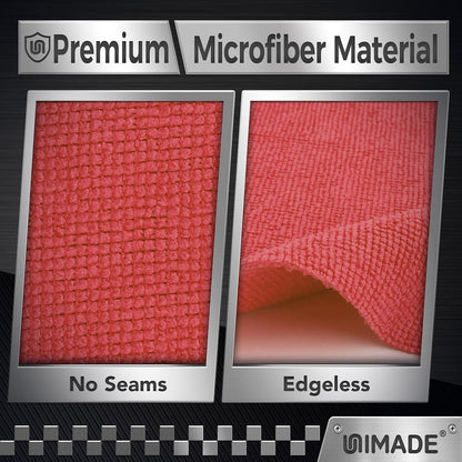 Microfiber Cleaning Cloth, 100PK Commercial Grade Work Rags