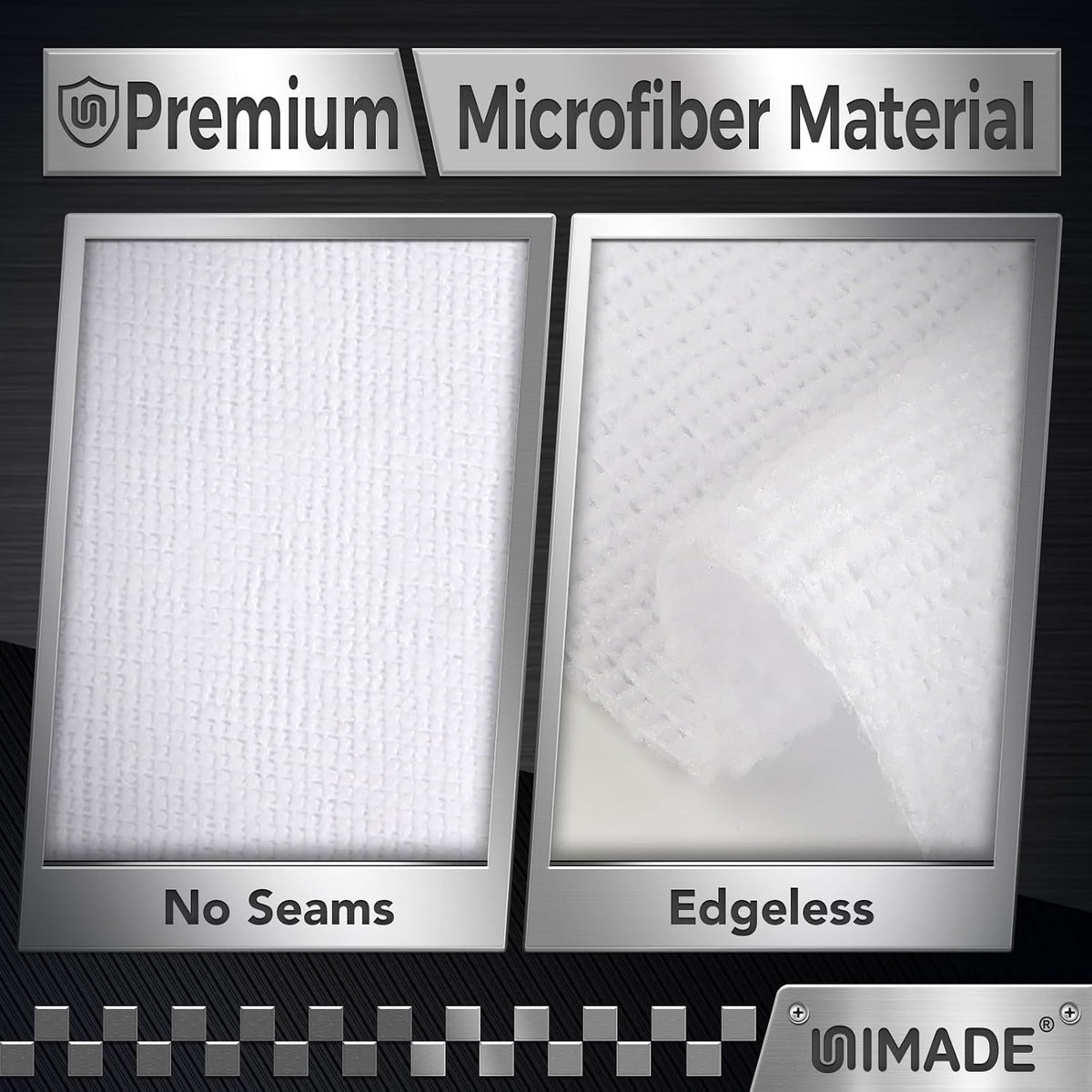 Microfiber Cleaning Cloth, 100PK Commercial Grade Work Rags