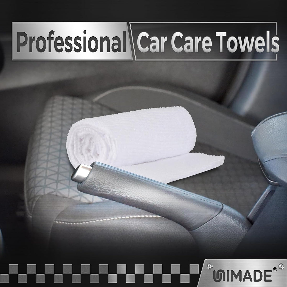 Microfiber Cleaning Cloth, 100PK Commercial Grade Work Rags