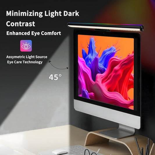 Monitor Light Bar, 17" Smart Screen Light with RGB Backlight & App Control
