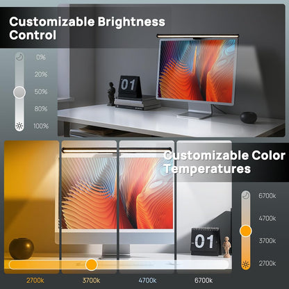 Monitor Light Bar, 17" Smart Screen Light with RGB Backlight & App Control