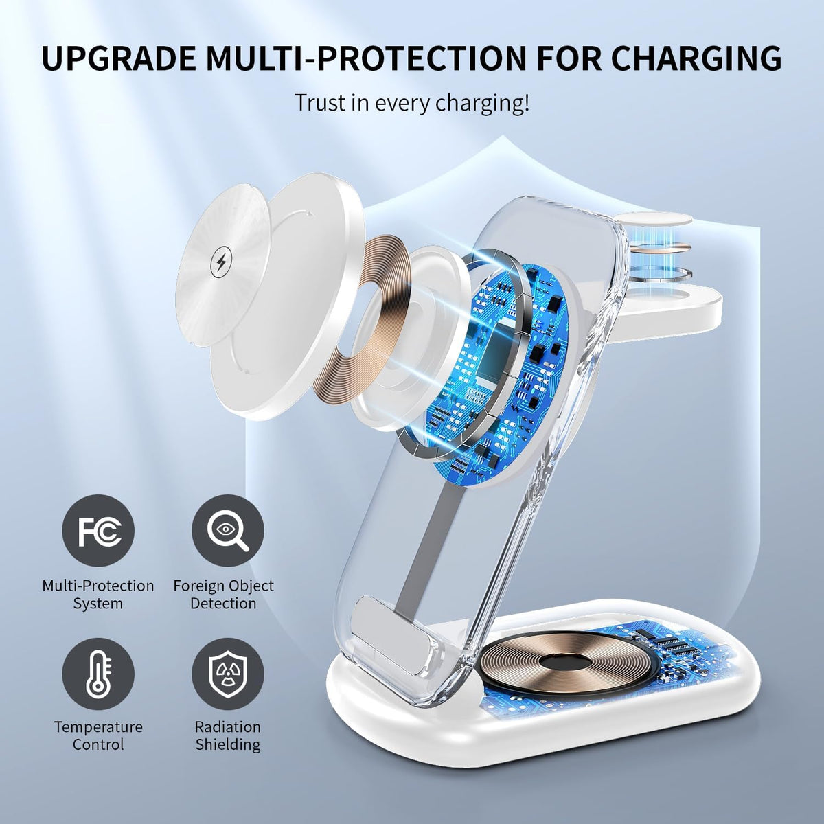 2026 Traveling Wireless Mag-Safe Fast Charging Station