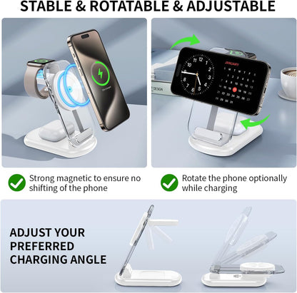 2026 Traveling Wireless Mag-Safe Fast Charging Station