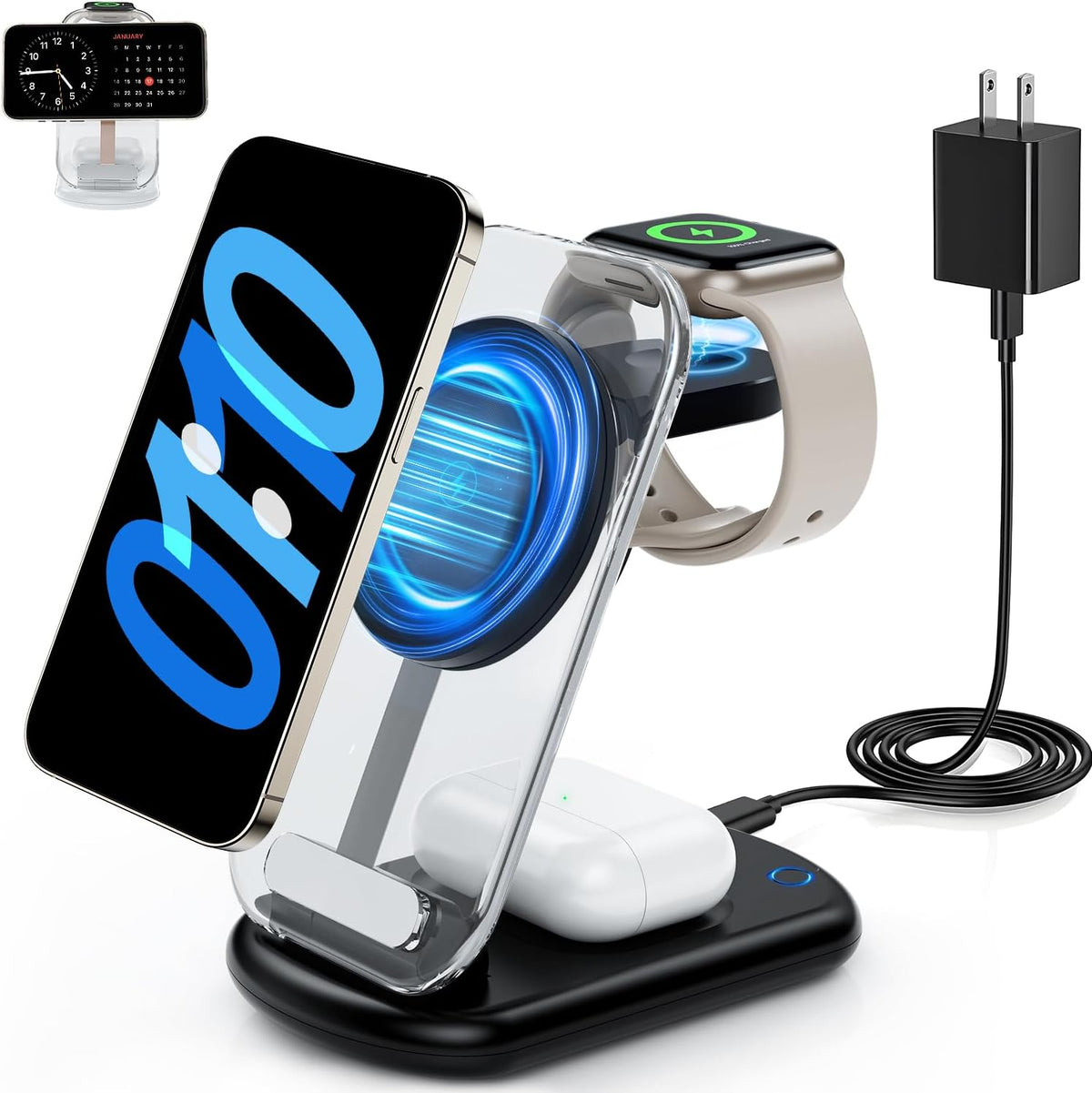 2026 Traveling Wireless Mag-Safe Fast Charging Station