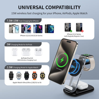 2026 Traveling Wireless Mag-Safe Fast Charging Station