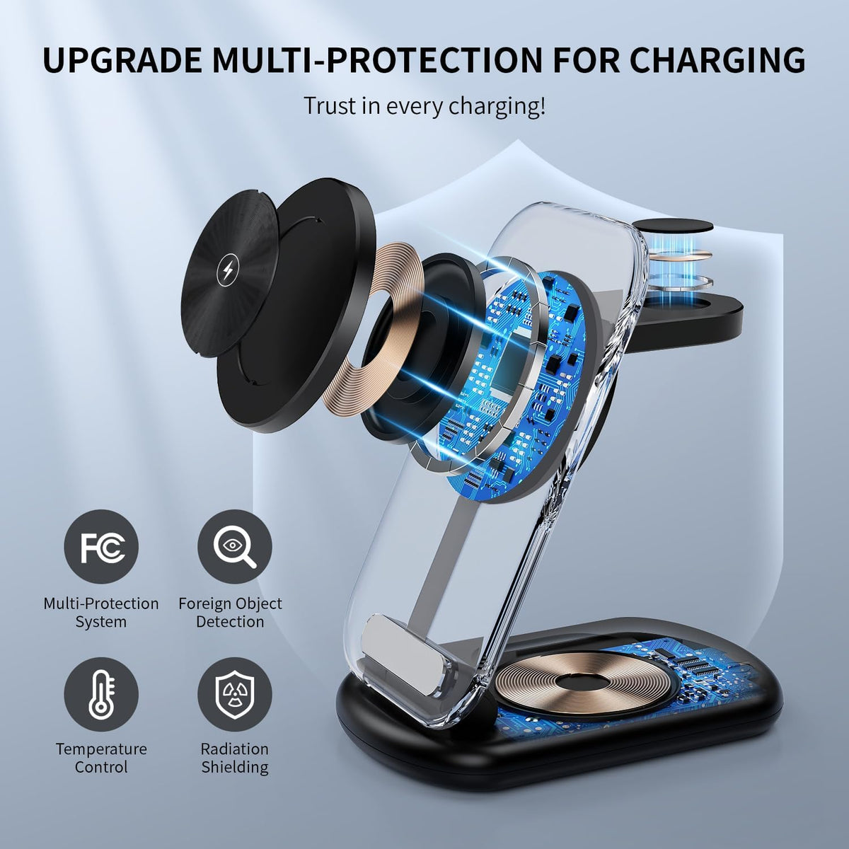 2026 Traveling Wireless Mag-Safe Fast Charging Station
