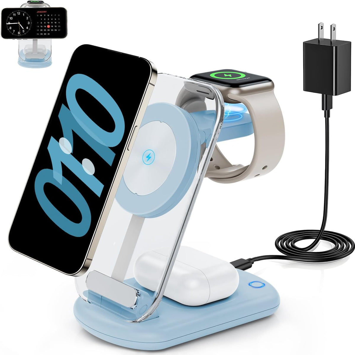 2026 Traveling Wireless Mag-Safe Fast Charging Station
