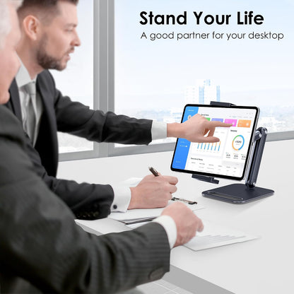 CreaDream Tablet Stand, Heavy Aluminum iPad Stand for Desk
