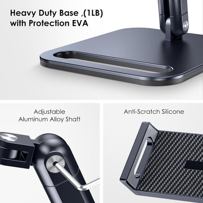 CreaDream Tablet Stand, Heavy Aluminum iPad Stand for Desk